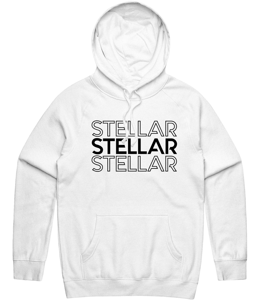 Stellar Text Hoodie - White - ARMA