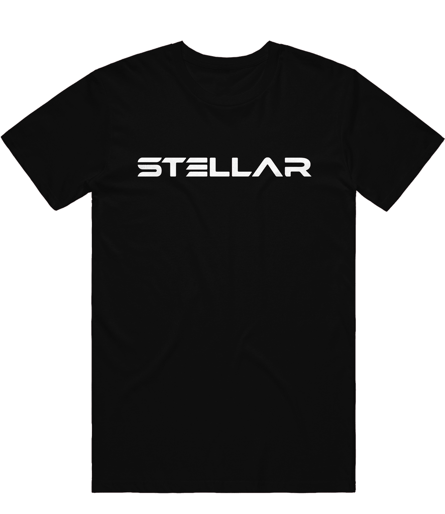 Stellar Text Tee - Black - ARMA - T-Shirt