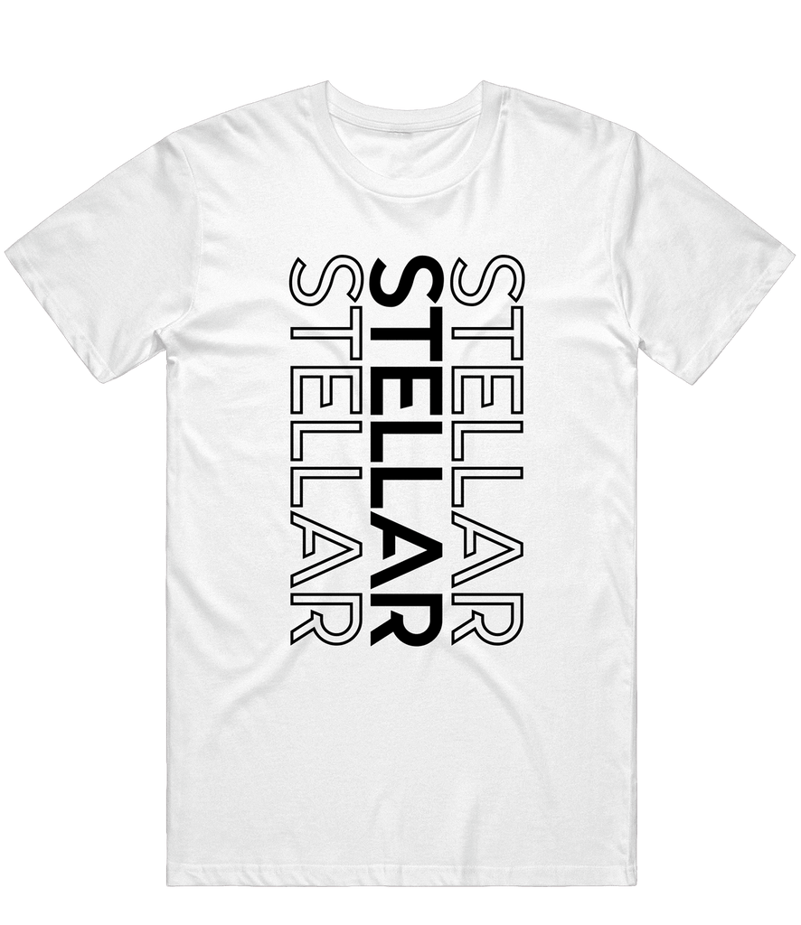 Stellar Text Tee - White - ARMA