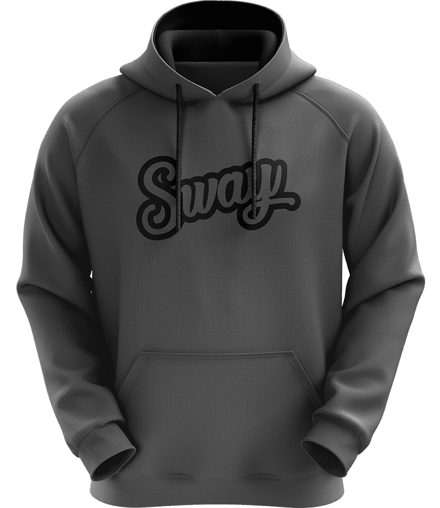 Sway - Text Hoodie Charcoal/Black - ARMA