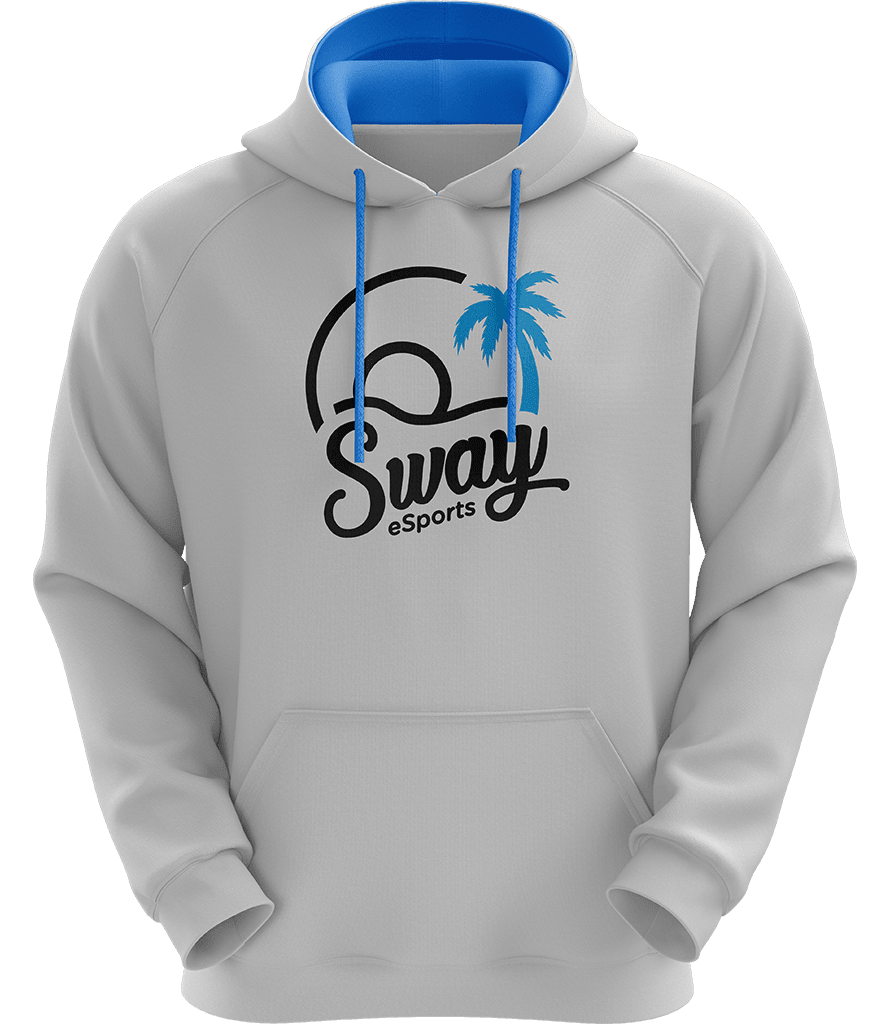 Sway - Text Hoodie Grey/Blue - ARMA