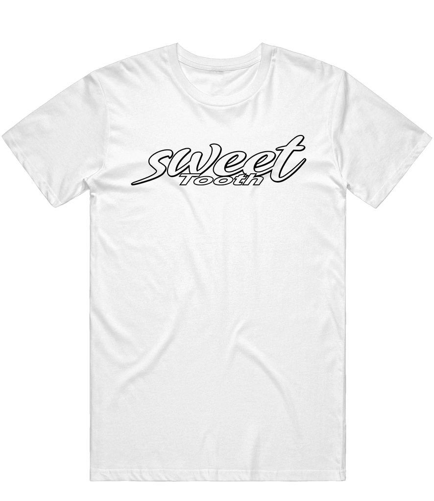 Sweet Tooth Text Tee - White - ARMA