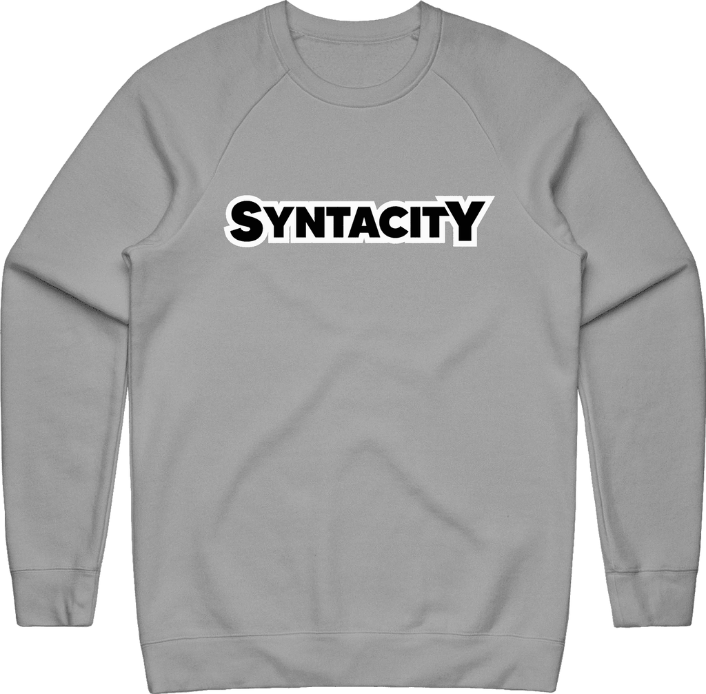 Syntacity Text Crewneck - Grey - ARMA