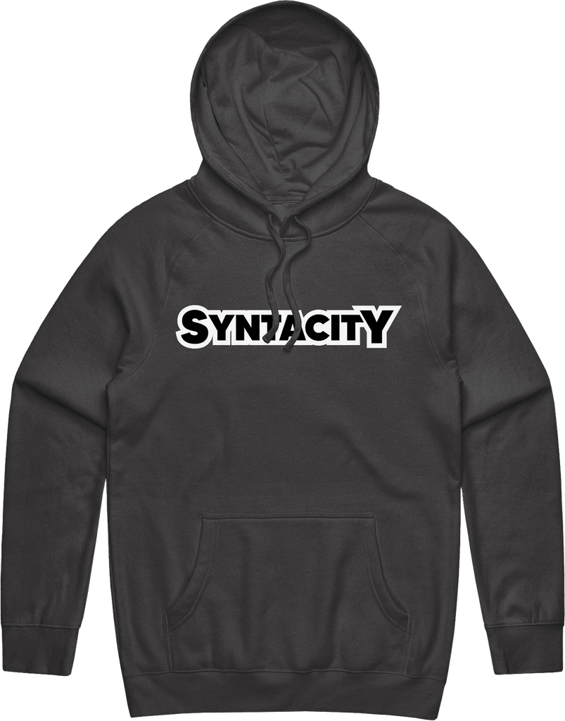 Syntacity Text Hoodie - Charcoal - ARMA