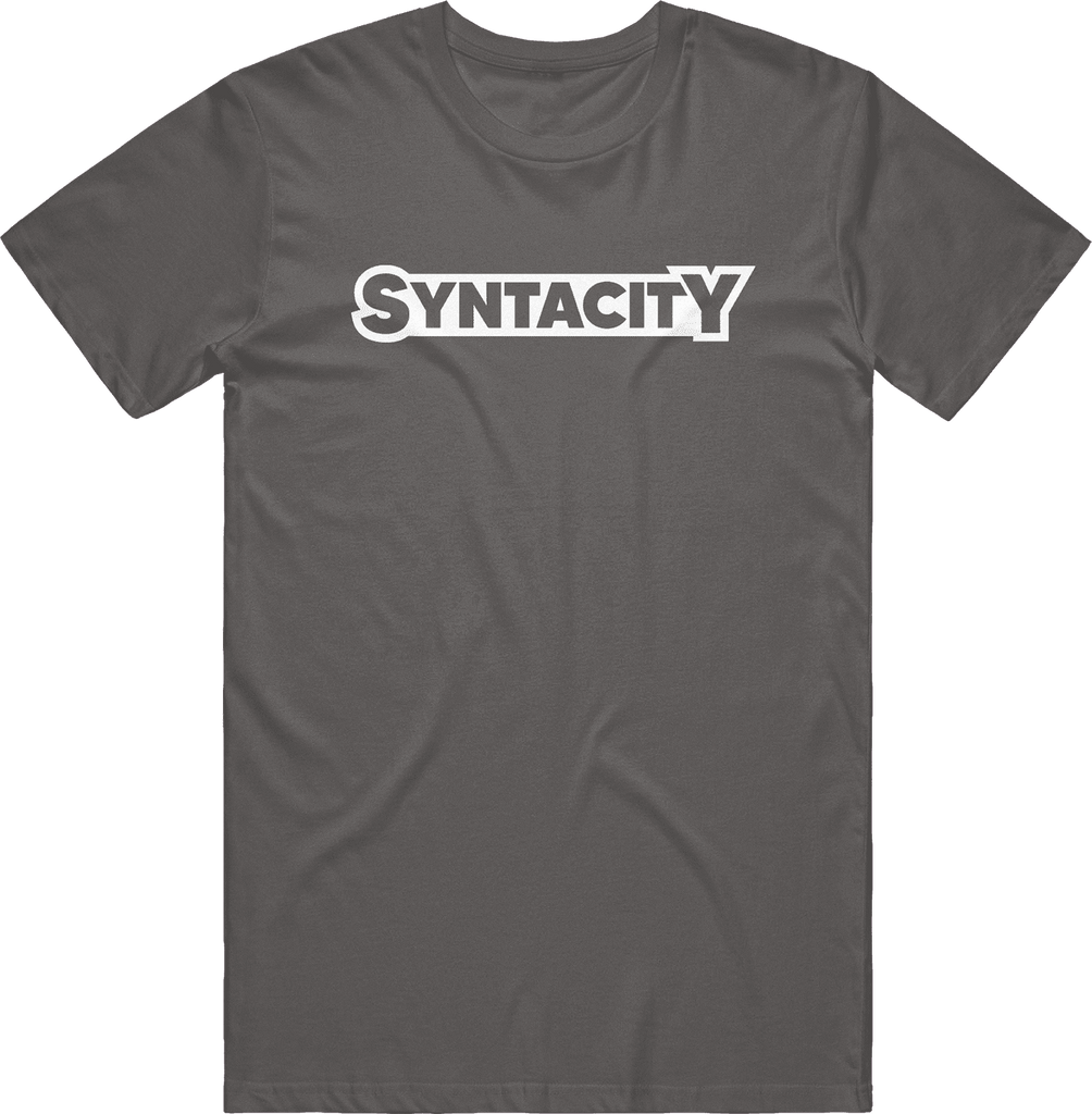 Syntacity Text Tee - Charcoal - ARMA