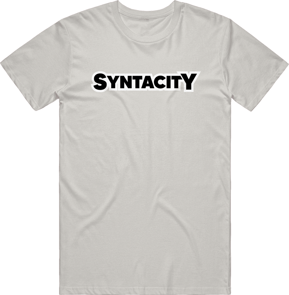 Syntacity Text Tee - Grey - ARMA