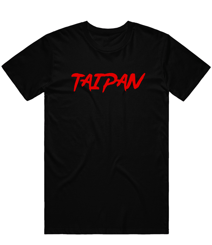 Taipan Text Tee - Black - ARMA - T-Shirt