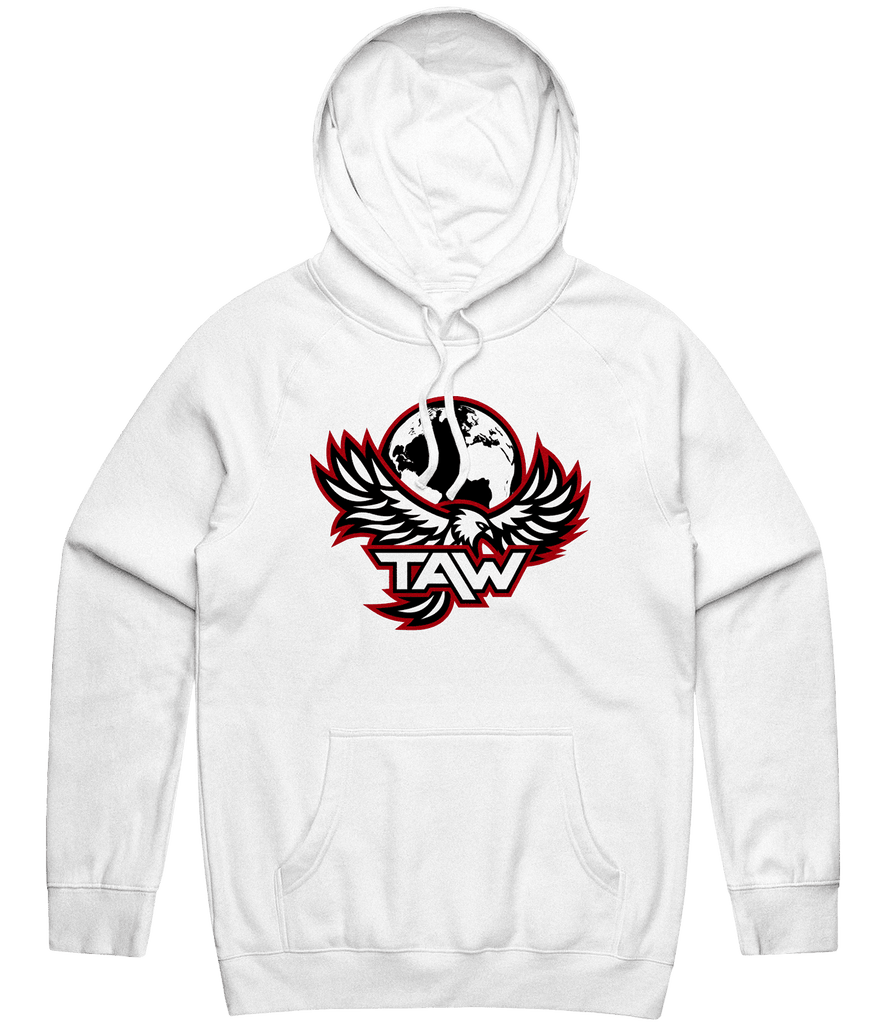 TAW Logo Hoodie - White - ARMA