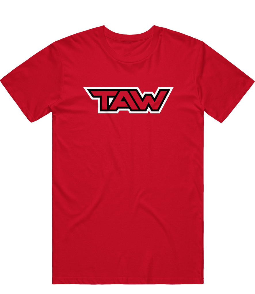 TAW Logo Tee - Red - ARMA - T-Shirt