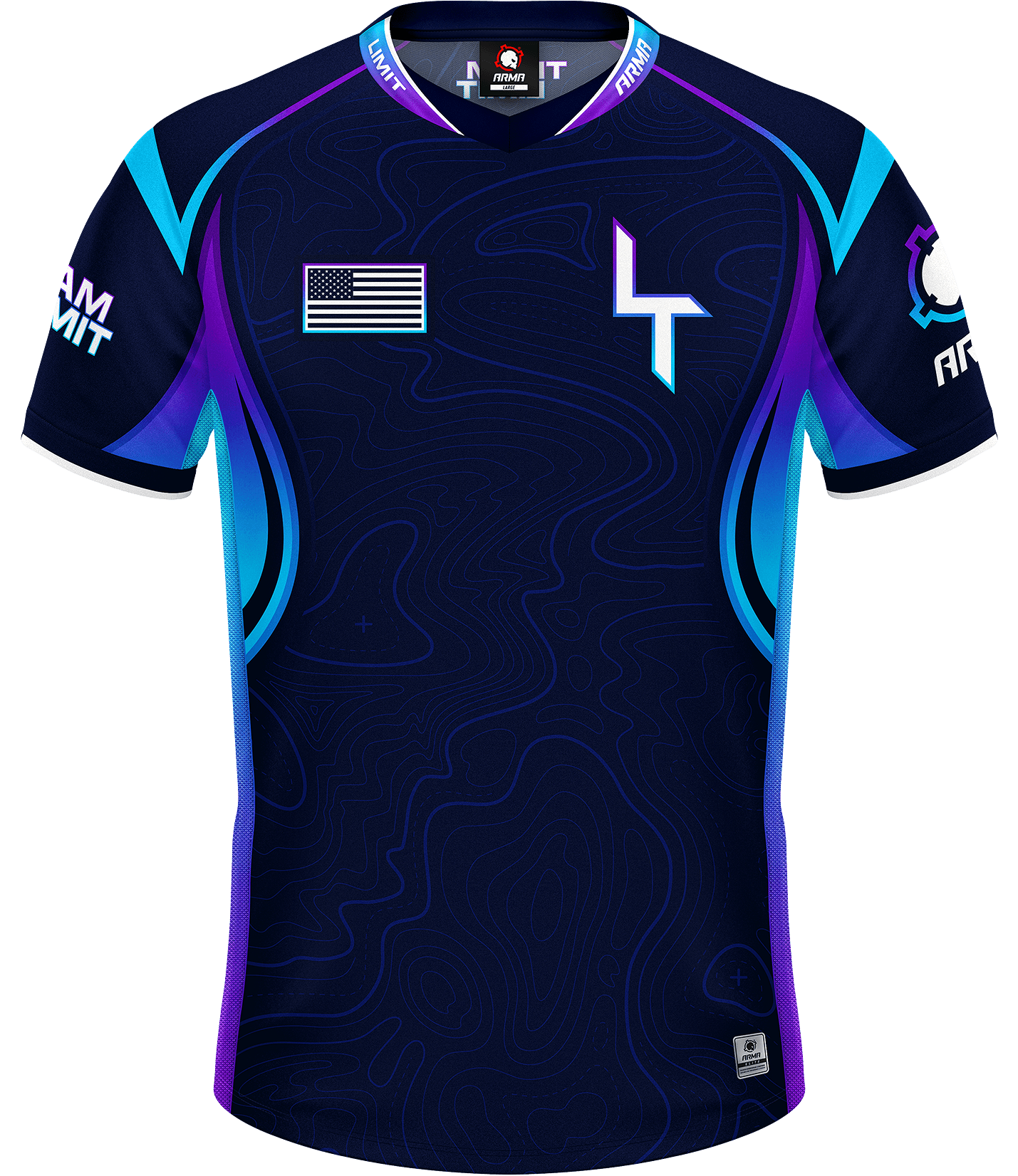 Team Limit ELITE Jersey - Blue - Custom Esports Jersey by ARMA