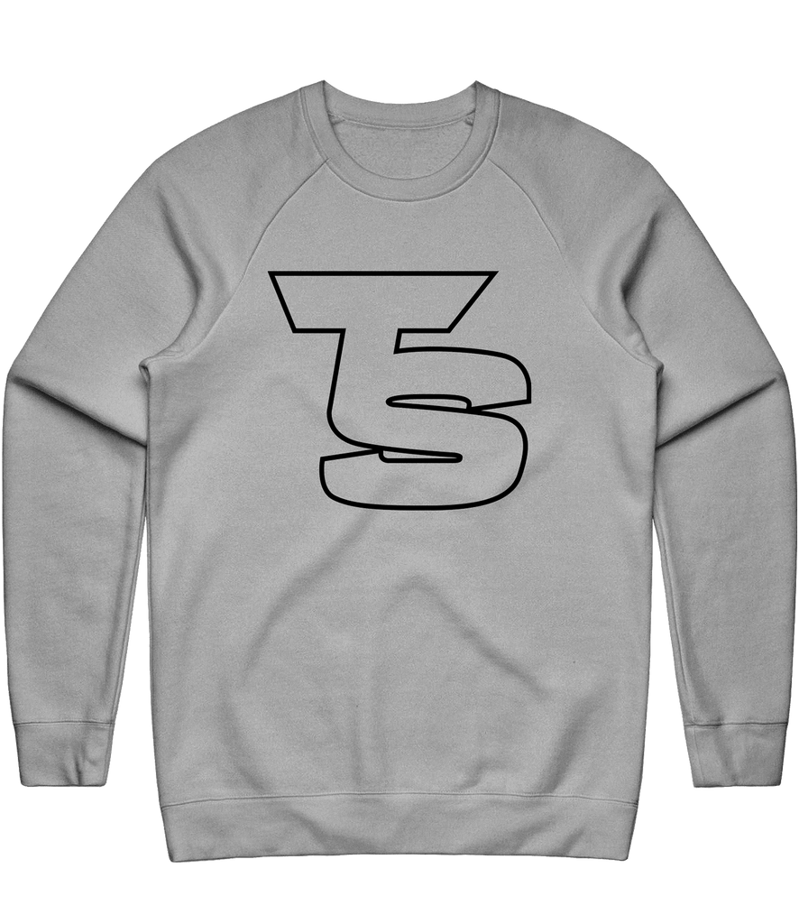 Team Signal Outline Crewneck - Grey - ARMA - Sweater