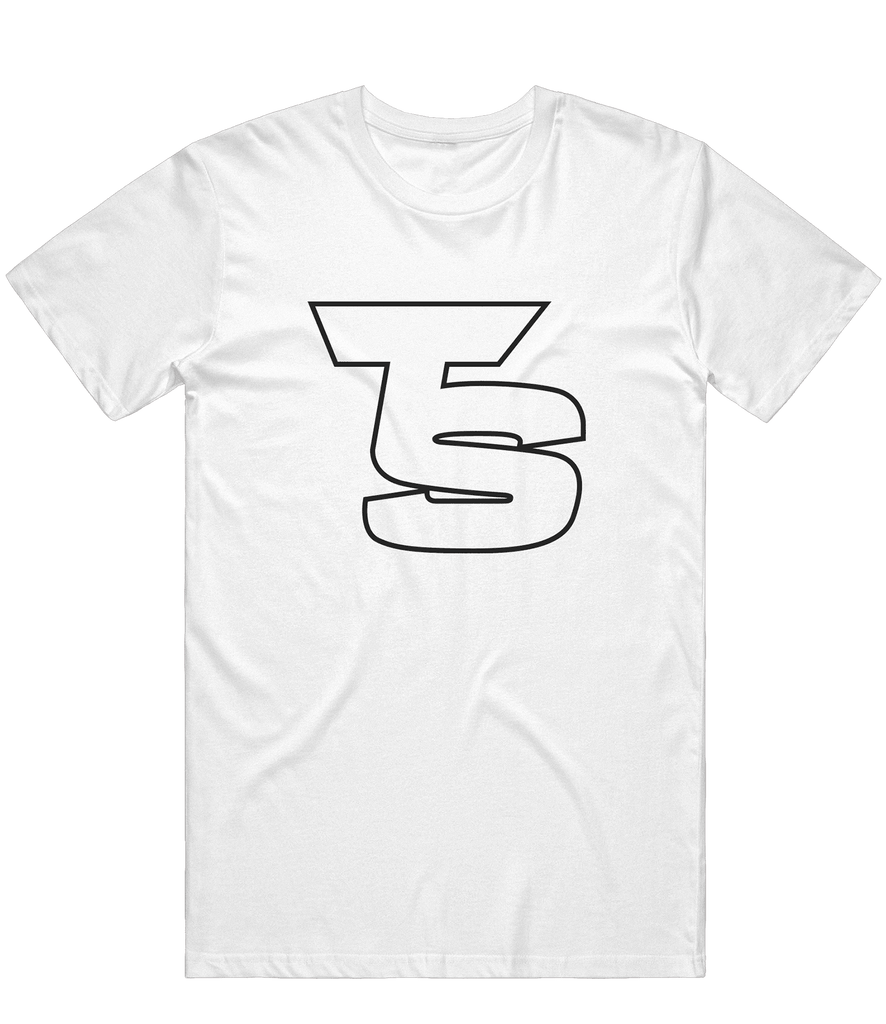 Team Signal Outline Tee - White - ARMA - T-Shirt