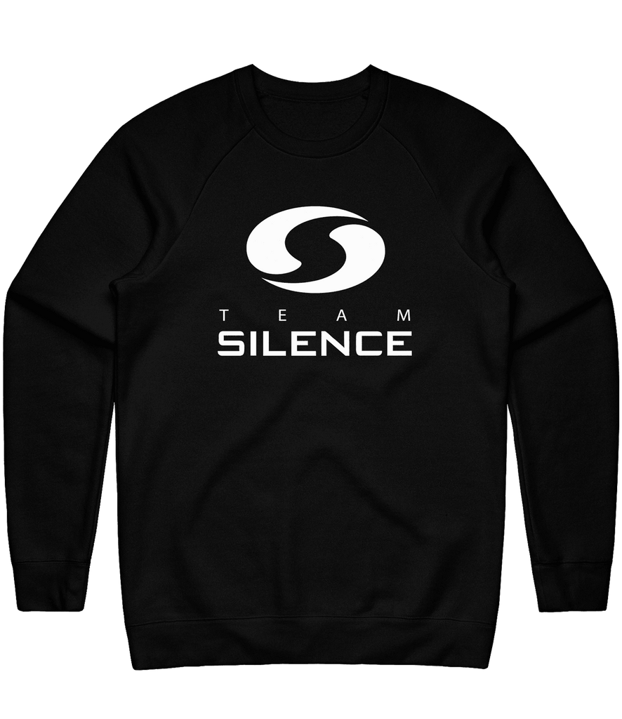 Team Silence Logo Crewneck - Black - ARMA - Sweater