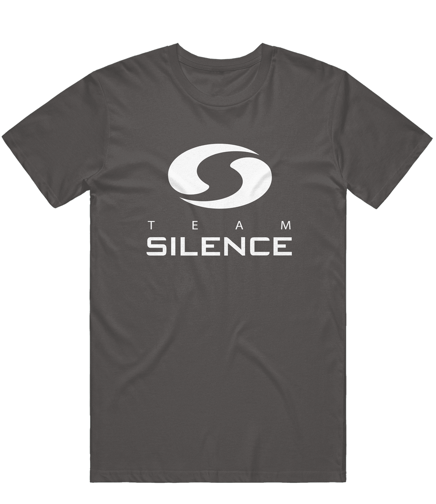 Team Silence Logo Tee - Charcoal - ARMA - T-Shirt