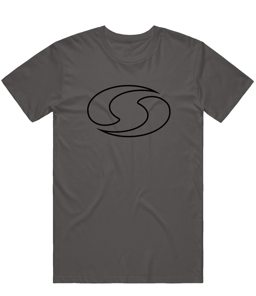 Team Silence Outline Tee - Charcoal - ARMA - T-Shirt