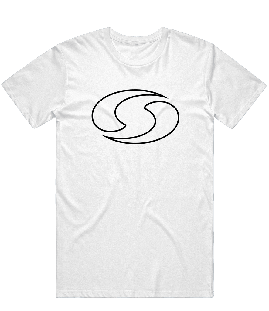 Team Silence Outline Tee - White - ARMA - T-Shirt