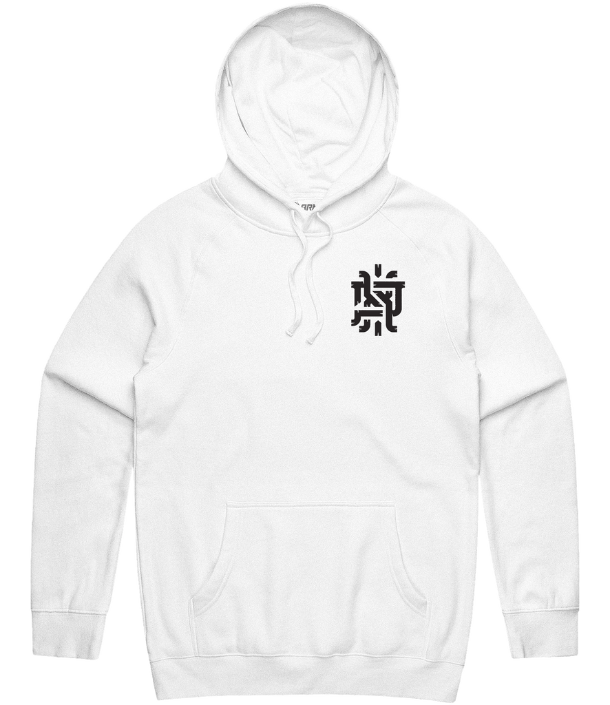 Team Xplicit Typography Hoodie - White - ARMA