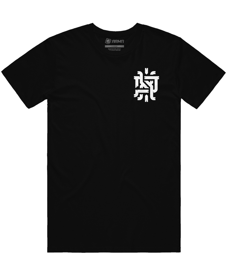 Team Xplicit Typography Tee - Black - ARMA - T-Shirt