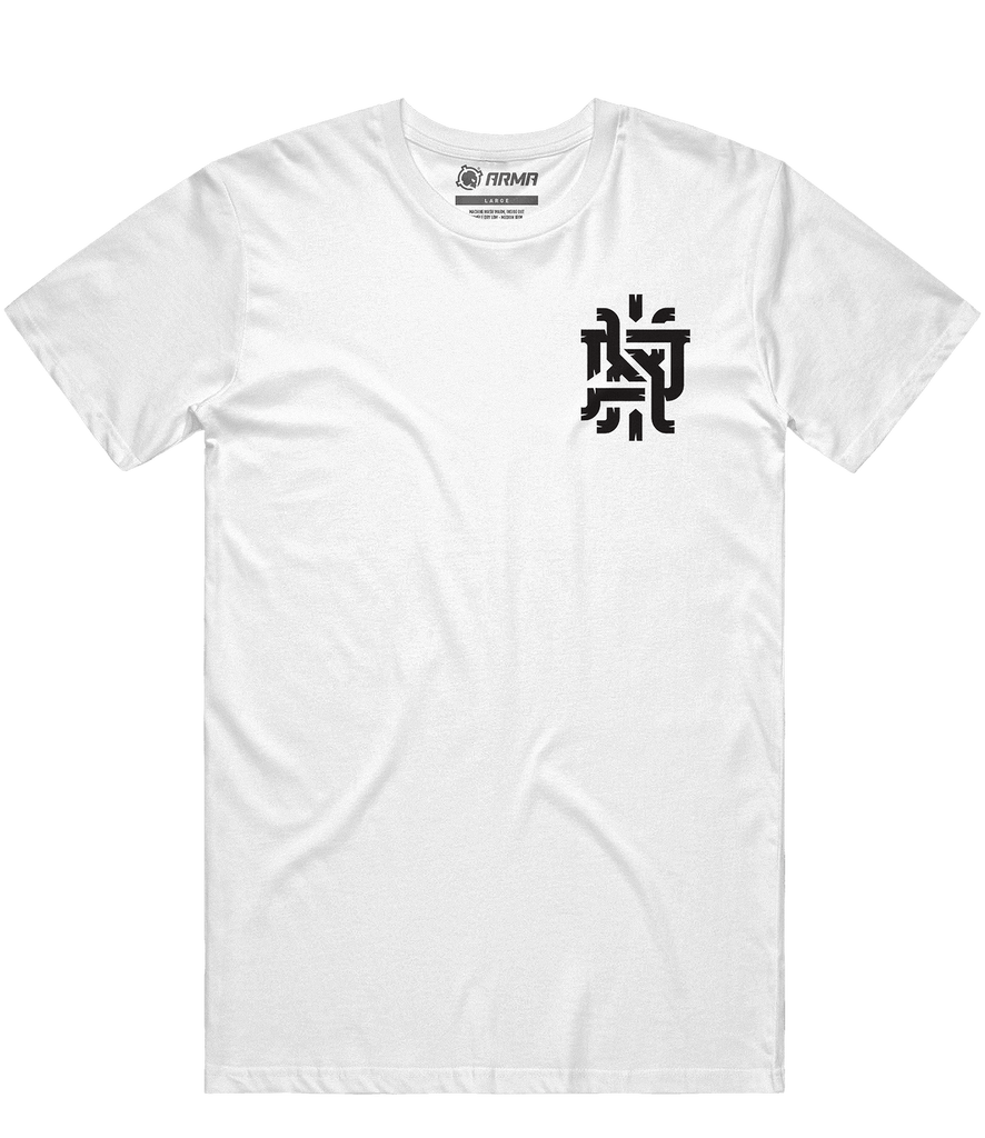 Team Xplicit Typography Tee - White - ARMA - T-Shirt
