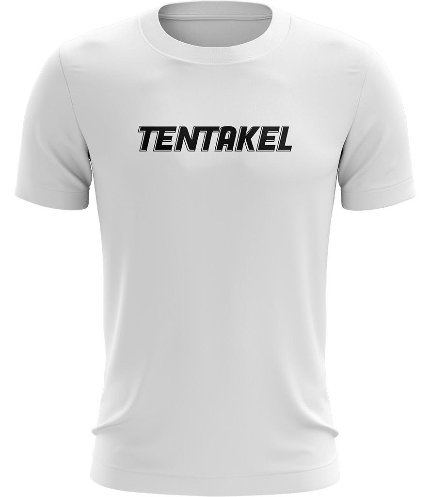 Tentakel Text Tee - White (Shadow) - ARMA - T-Shirt