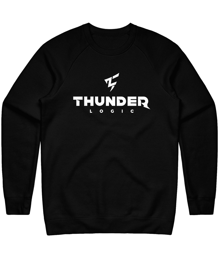 Thunderlogic Text Crewneck - Black - ARMA - Sweater