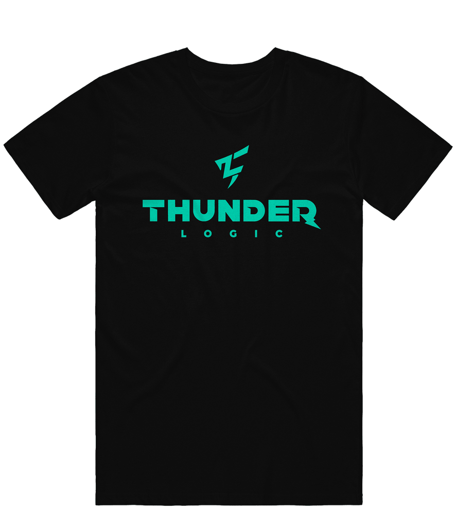 Thunderlogic Text Tee - Black - ARMA - T-Shirt