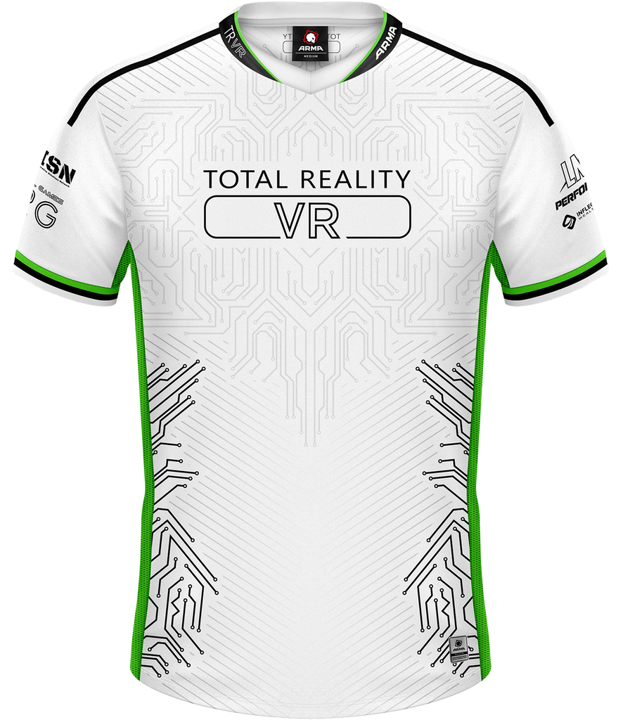 Total Reality VR ELITE Jersey - White - ARMA - Esports Jersey