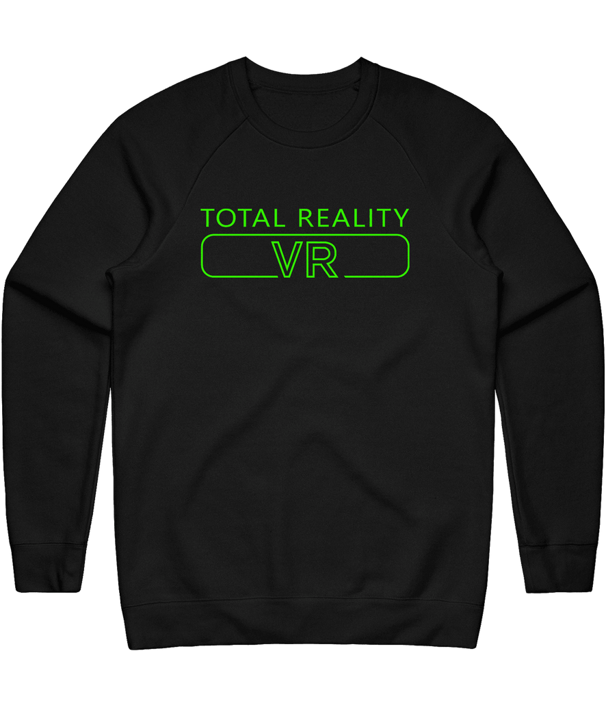Total Reality VR Text Crewneck - Black - ARMA - Sweater