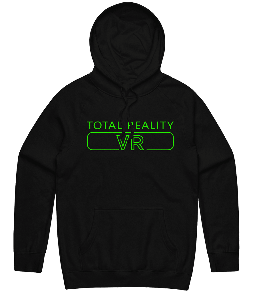 Total Reality VR Text Hoodie - Black - ARMA - Hoodie
