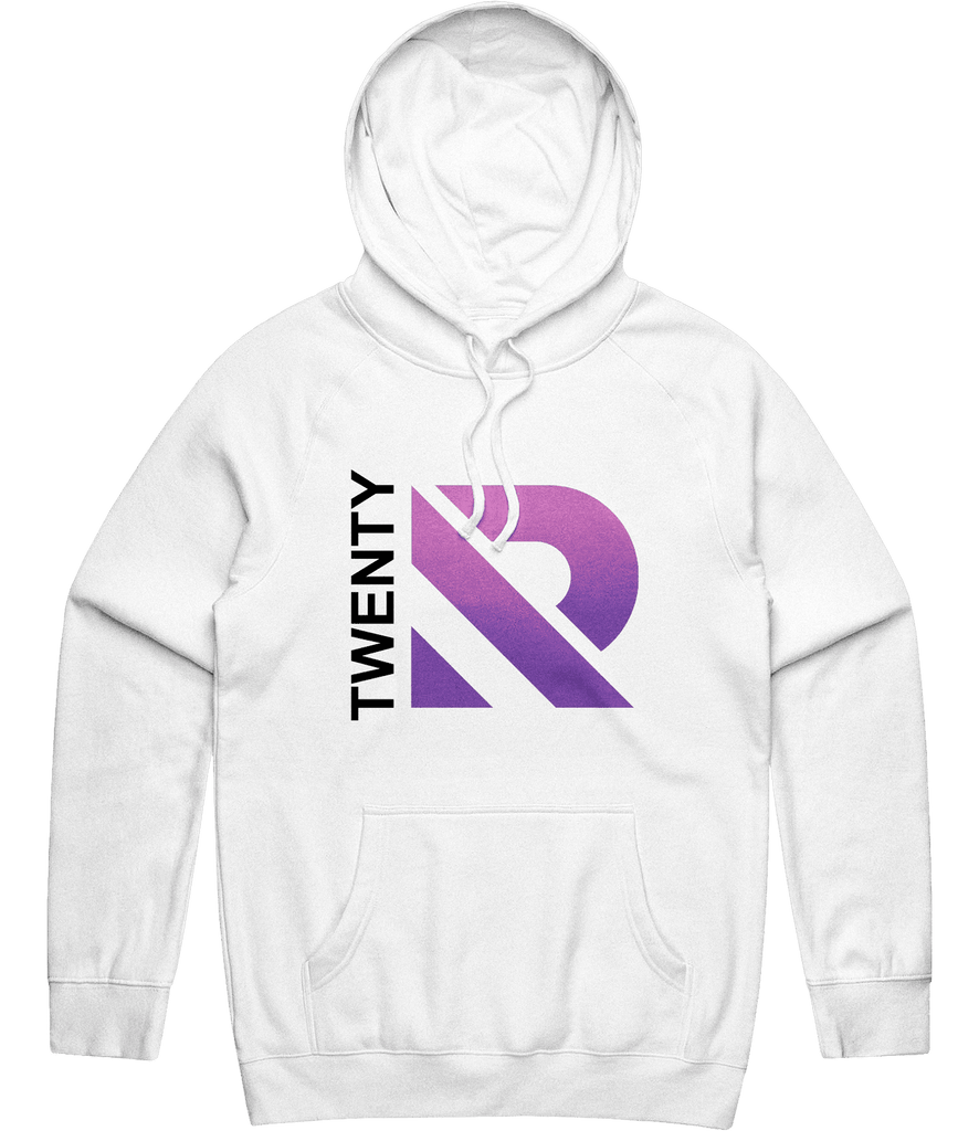 TwentyR Logo Hoodie - White - ARMA
