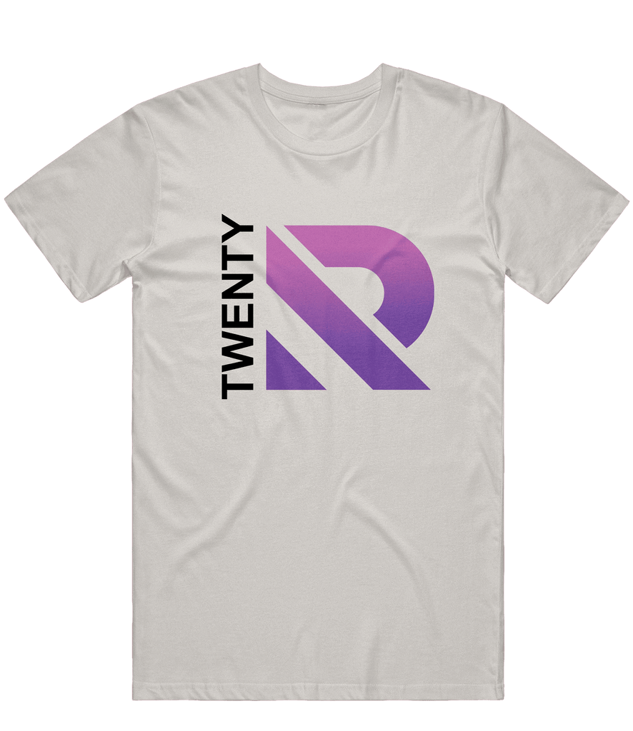 TwentyR Logo Tee - Light Grey - ARMA - T-Shirt