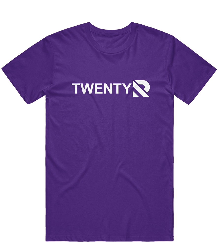 TwentyR Text Tee - Purple - ARMA - T-Shirt