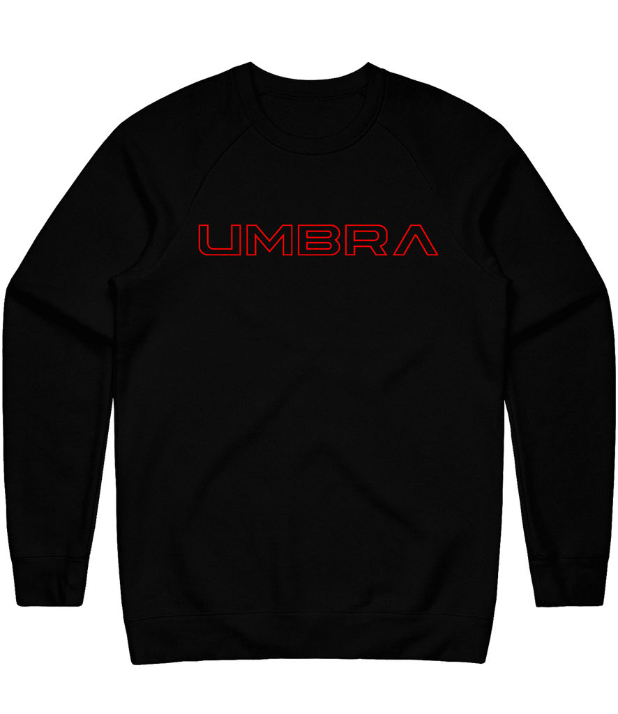 Umbra Text Crewneck - Black - ARMA - Sweater