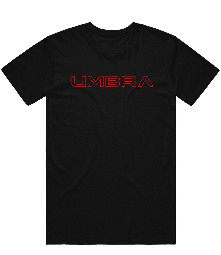 Umbra Text Tee - Black - ARMA - T-Shirt