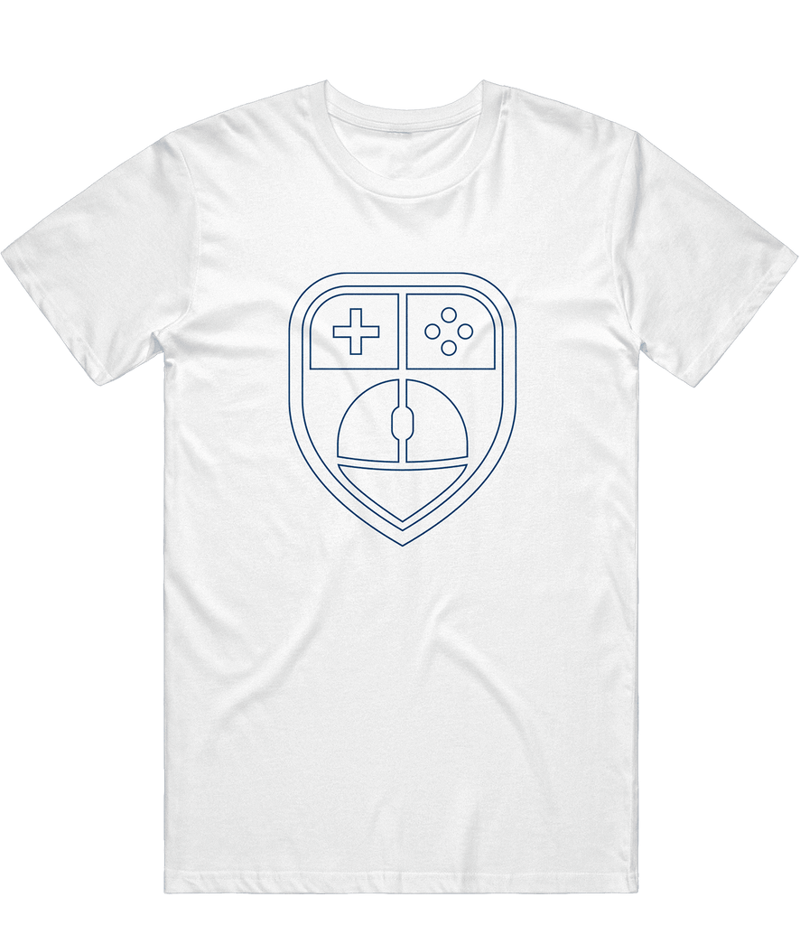 VCHS Outline Tee - White - ARMA - T-Shirt