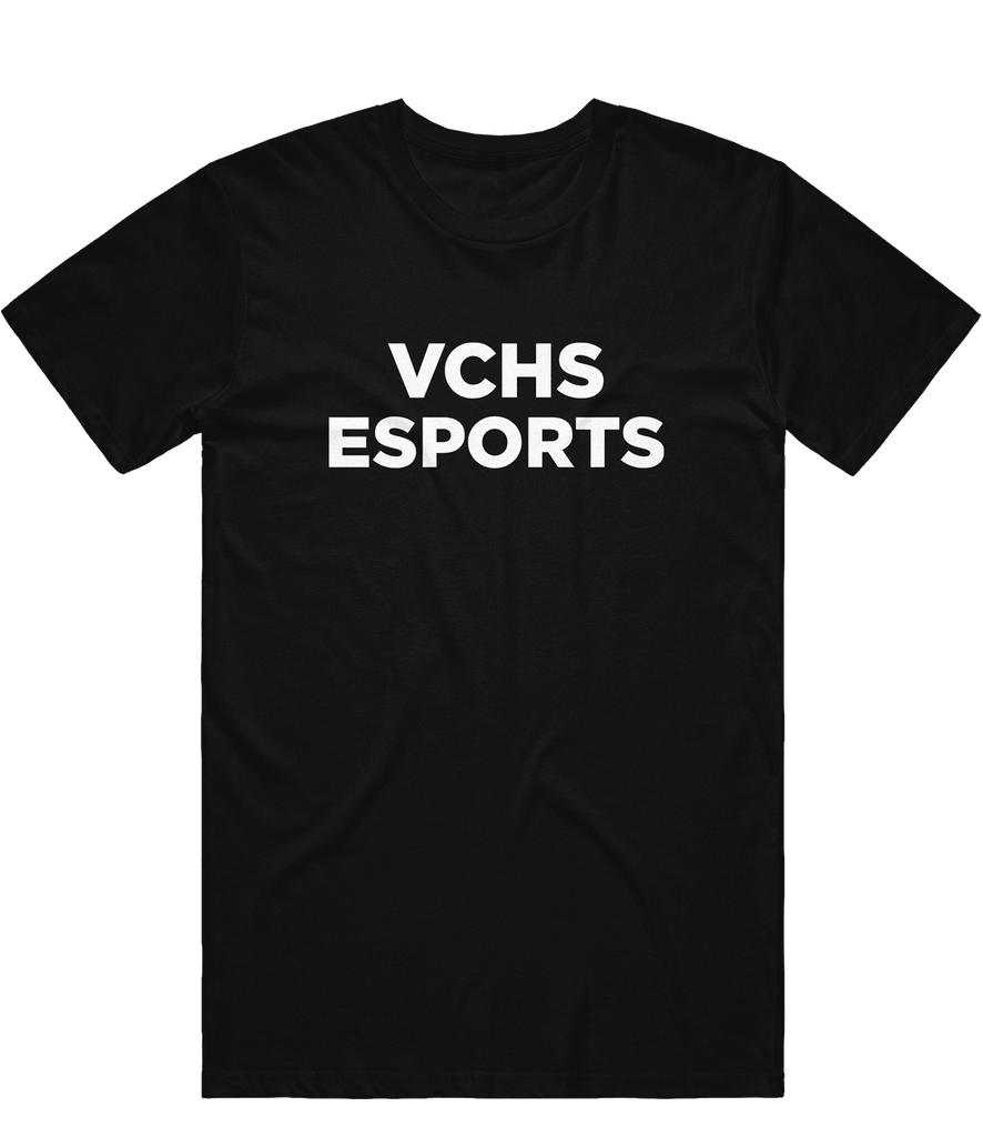 VCHS Text Tee - Black - ARMA - T-Shirt