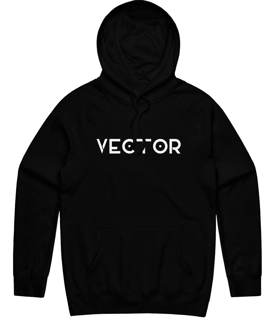 Vector Text Hoodie - Black - ARMA - Hoodie