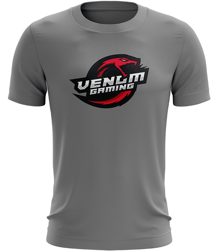 Venom Logo Tee - Grey - ARMA - T-Shirt