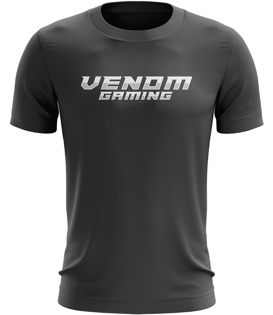 Venom Text Tee - Charcoal - ARMA - T-Shirt