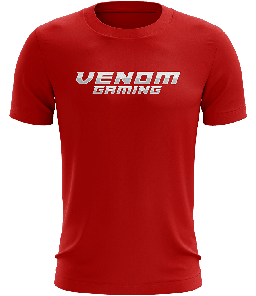 Venom Text Tee - Red - ARMA