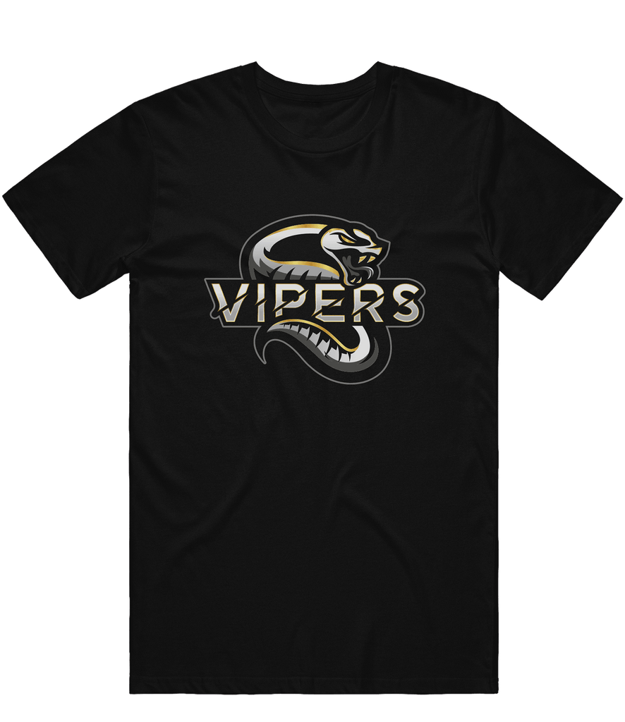 Vipers Logo Tee - Black - ARMA - T-Shirt