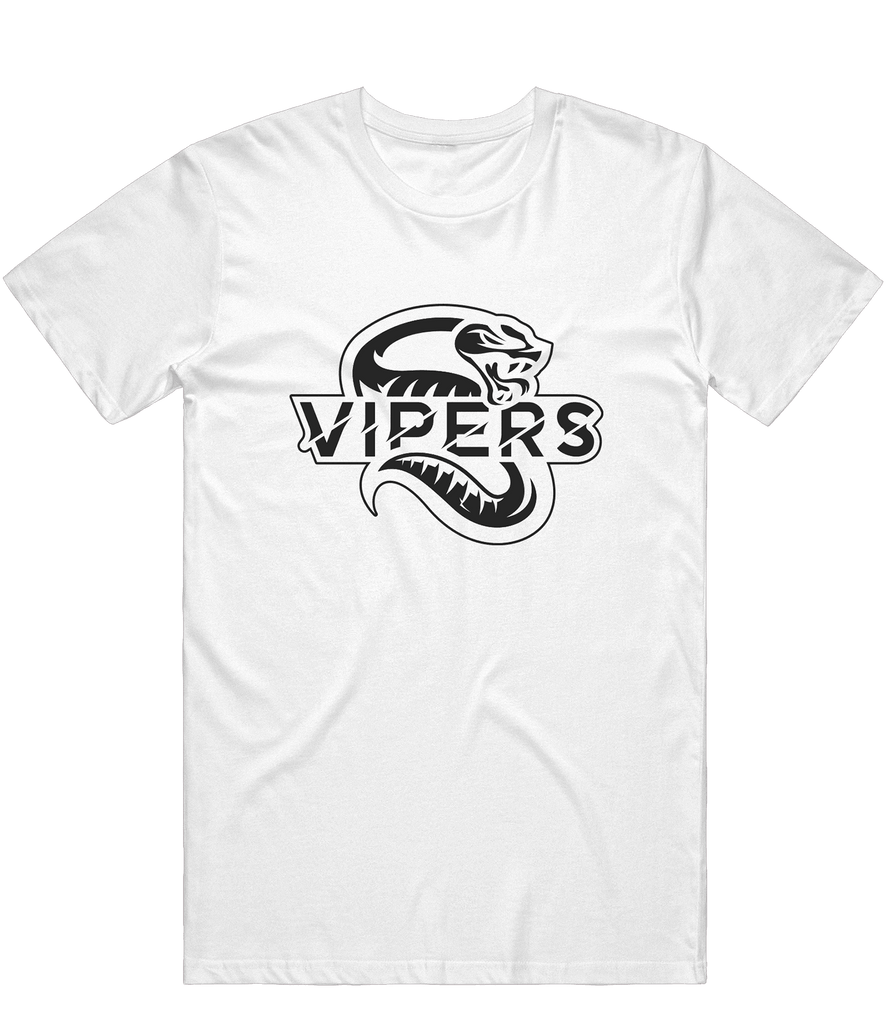 Vipers Logo Tee - White - ARMA - T-Shirt