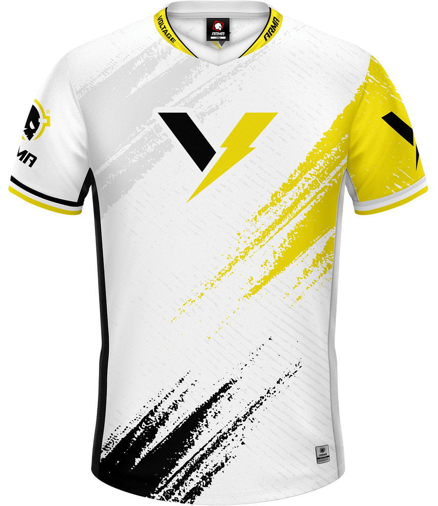 Voltage ELITE Jersey - White - ARMA - Esports Jersey