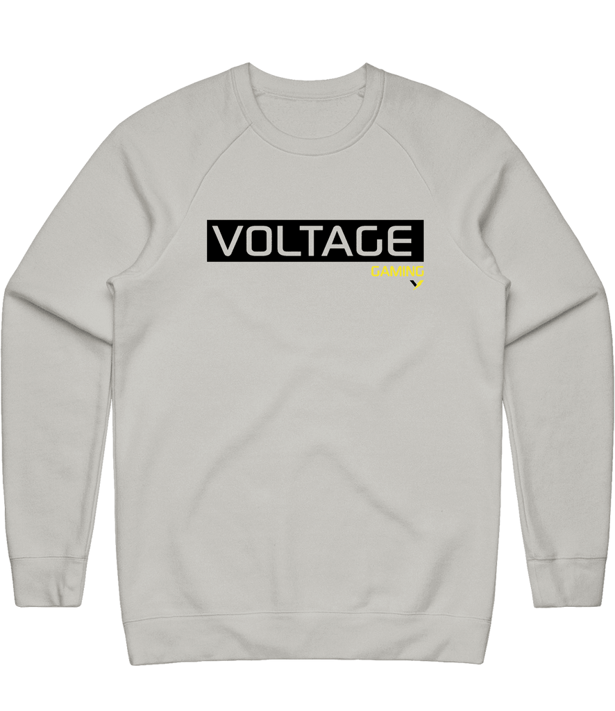 Voltage Invert Crewneck - Light Grey - ARMA