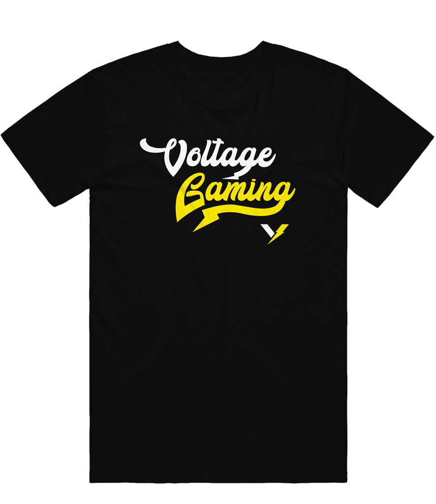 Voltage Script Tee - Black - ARMA