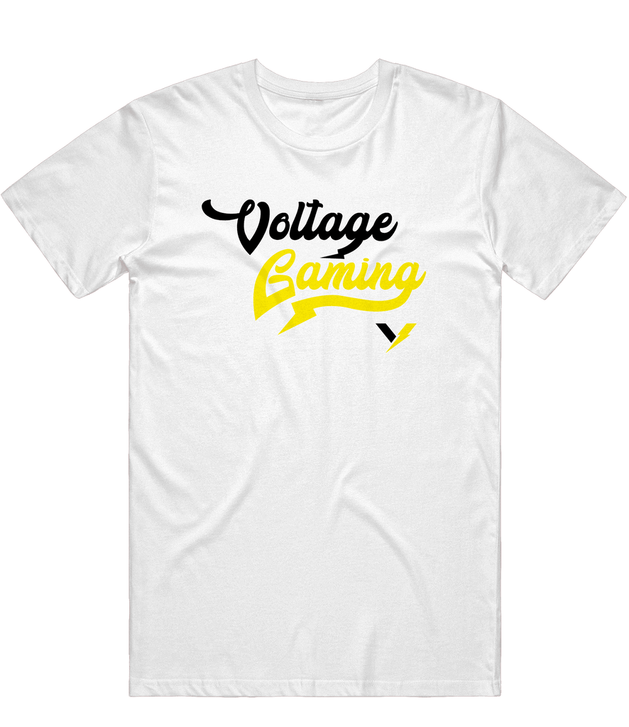 Voltage Script Tee - White - ARMA