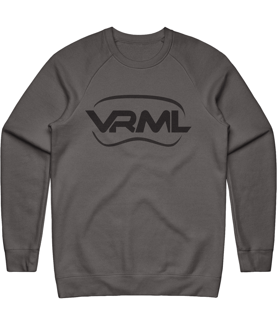 VRML Logo Crewneck - Charcoal - ARMA - Sweater