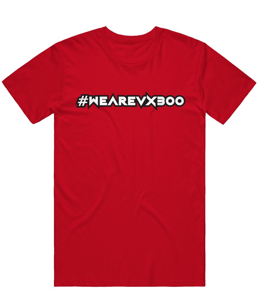 VX300 Hashtag Tee - Red - ARMA - T-Shirt