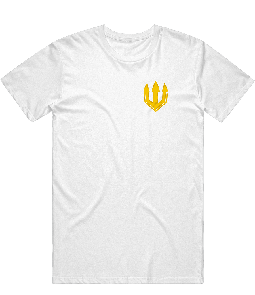 Weave Icon Tee - White - ARMA - T-Shirt