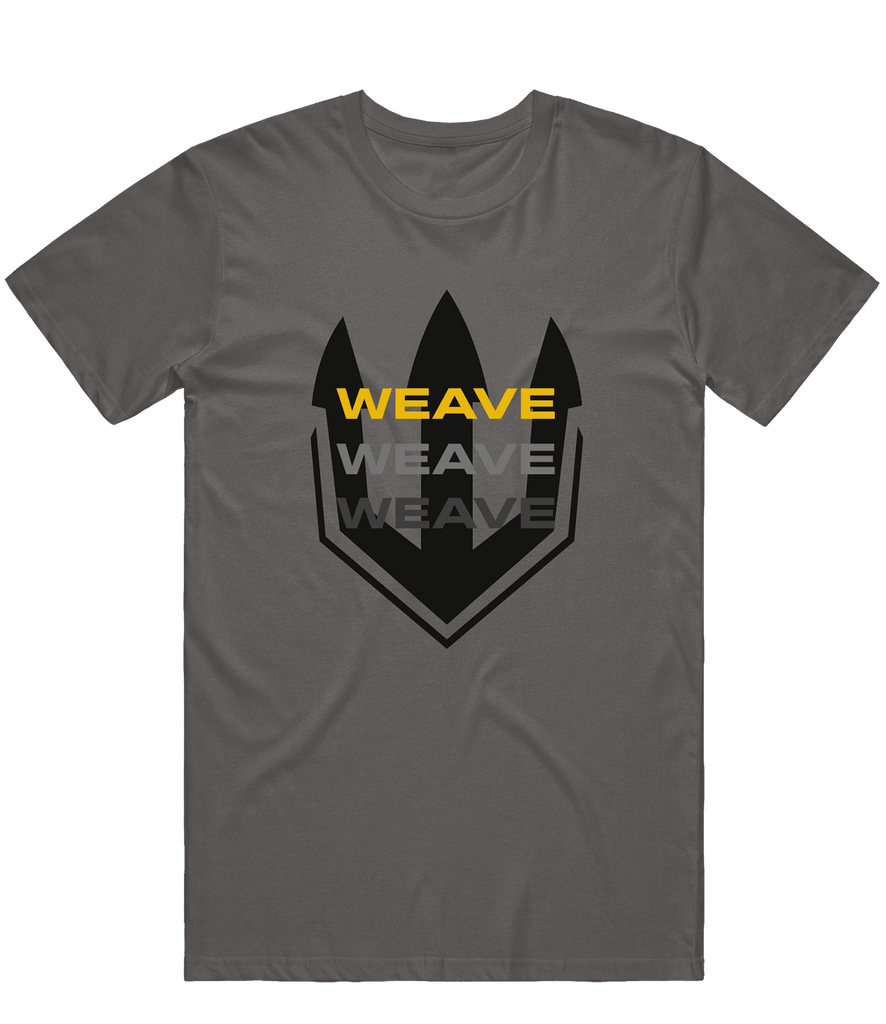 Weave Stacked Tee - Charcoal - ARMA - T-Shirt